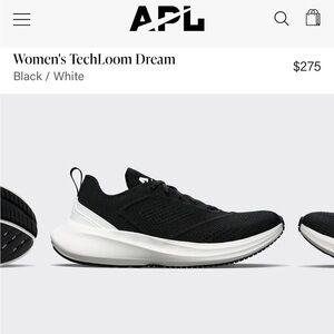 APL Black and White Sneakers WOMEN'S TECHLOOM DREAM size 9.5 new in box